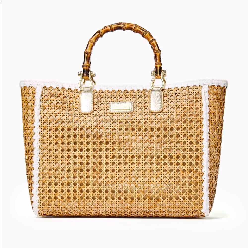 Lilly Pulitzer Greydon Cane Tote